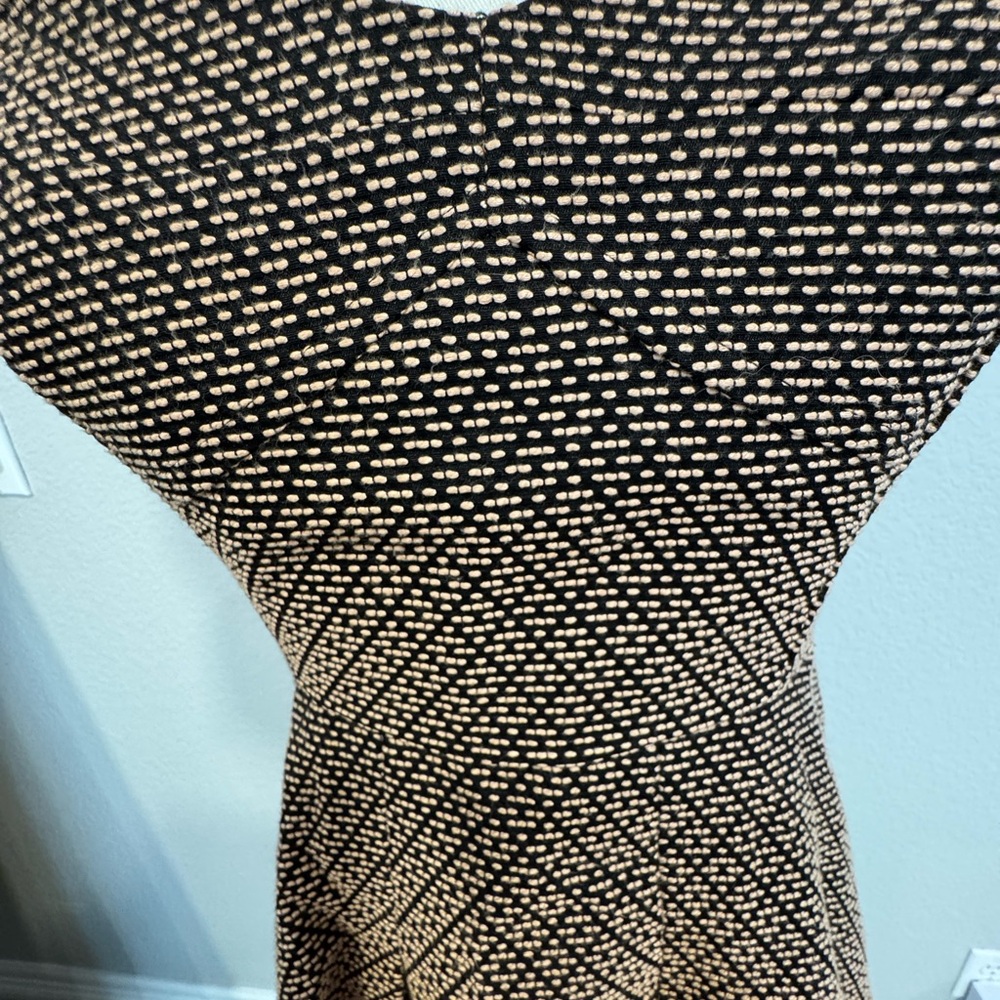 Bcbgeneration Strapless Black Patterned Back Cut-… - image 4